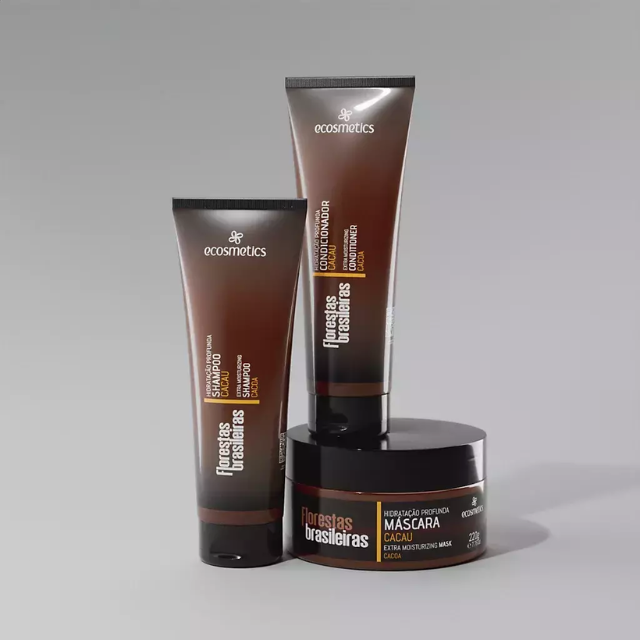 Kit Reposição Maciez + Brilho - Cacau Florestas Brasileiras Ecosmetics