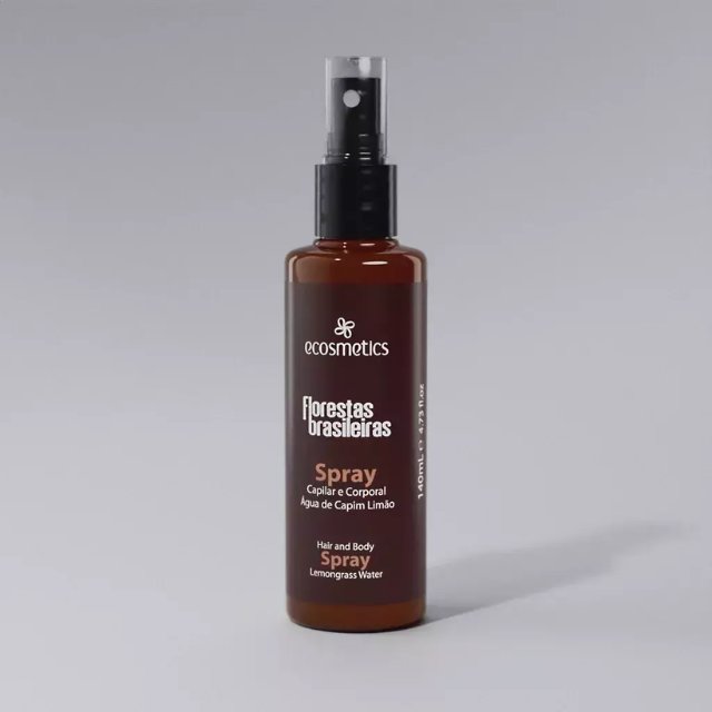 Água de Capim Limão Florestas Brasileiras 140ml Ecosmetics