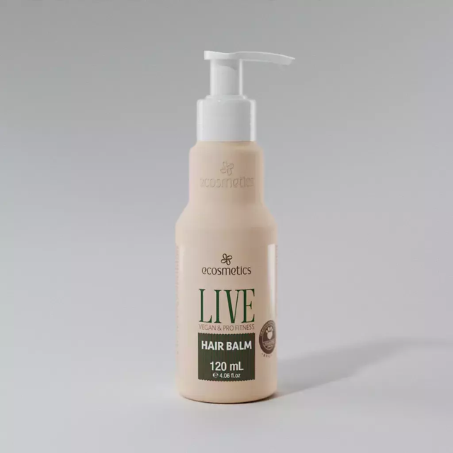Live Vegan e Pro Fitness - Hair Balm 120ml Ecosmetics